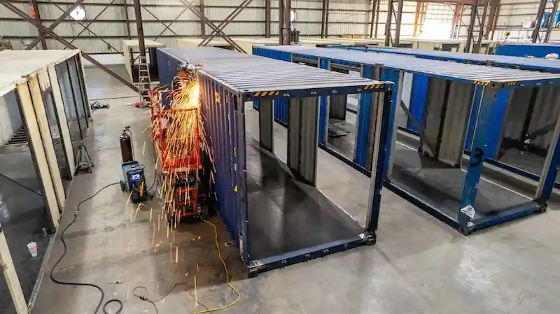 Custom container fabrication