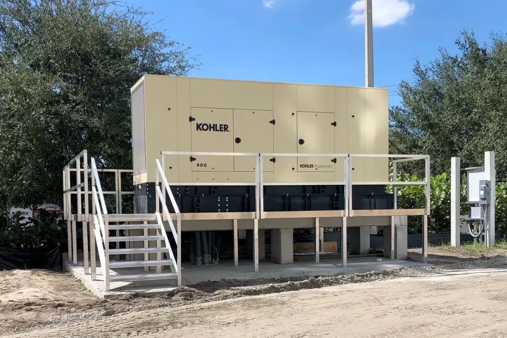Structural chiller platform fabrication